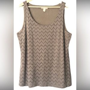 Banana Republic Graphic Knit Shell